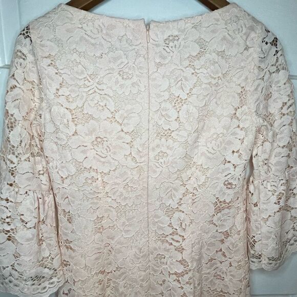Vince Camuto Lace Sleeve Dress w/ Concealed Back Zipper - Picture 8 of 11